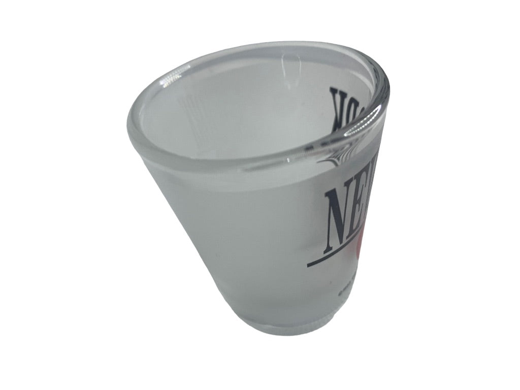 New York Big Apple Frosted Shot Glass 1.5 oz