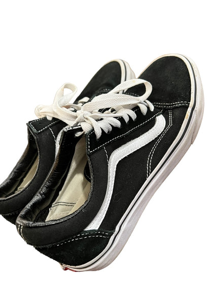 7.5 Women Vans Old Skool Skate Shoes Sneakers Black Suede Men 6