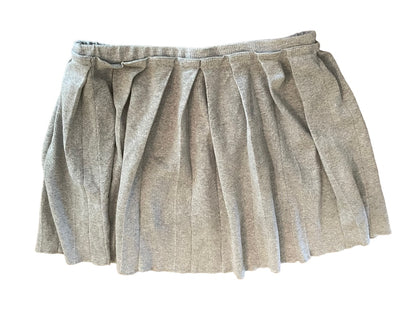 14 J.Crew Crewcuts Girls Pleated Gray Pull On Sweater Skirt Style 28967