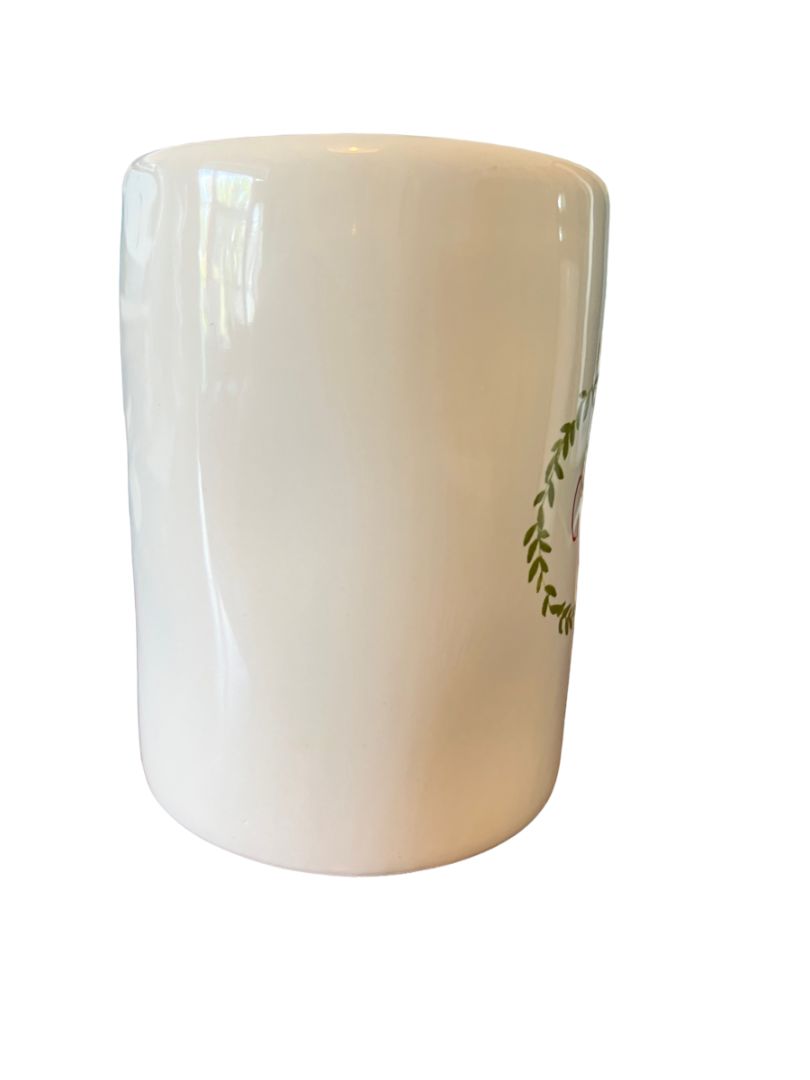 Rae Dunn Cheer Wreath Cup Vase Candle Holder