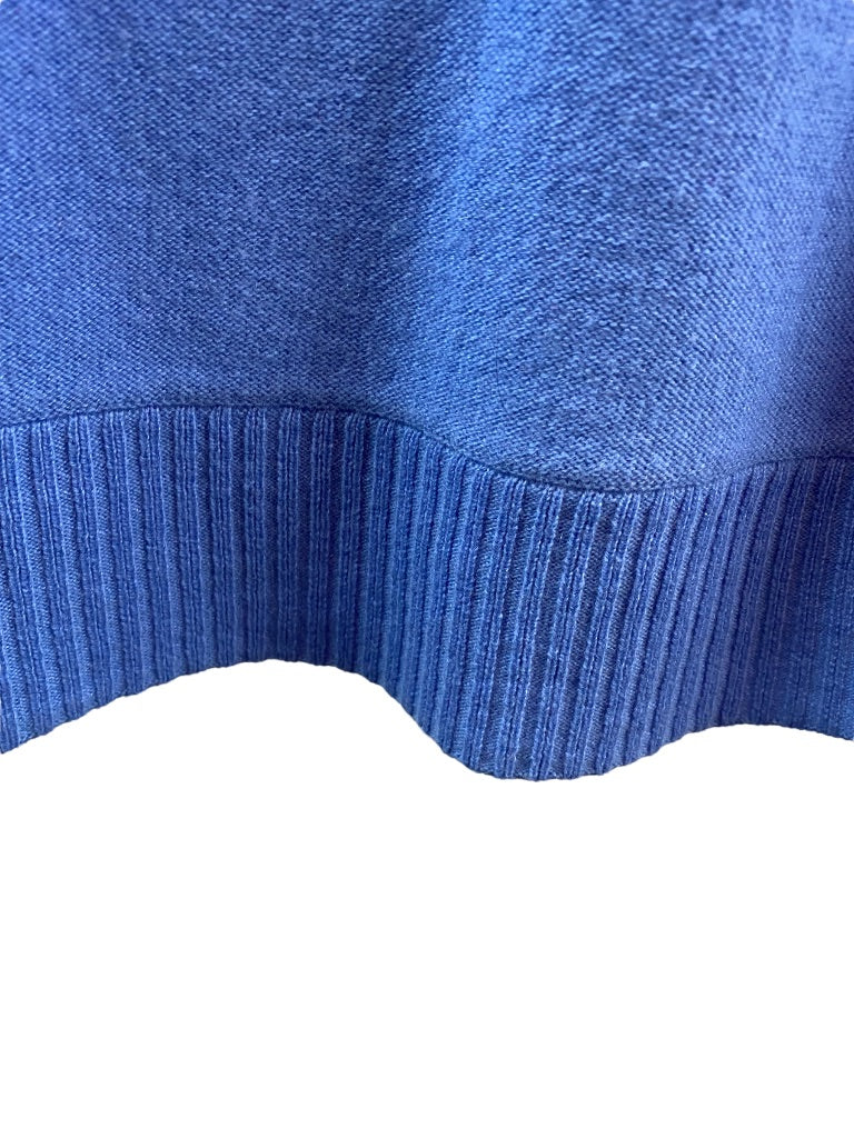 Large Tyler Boe 100% Cashmere Women's Blue Sweater Capelet