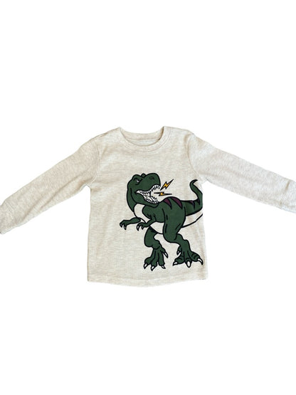 2T Garanimals Thermal Long Sleeve Dinosaur Shirt