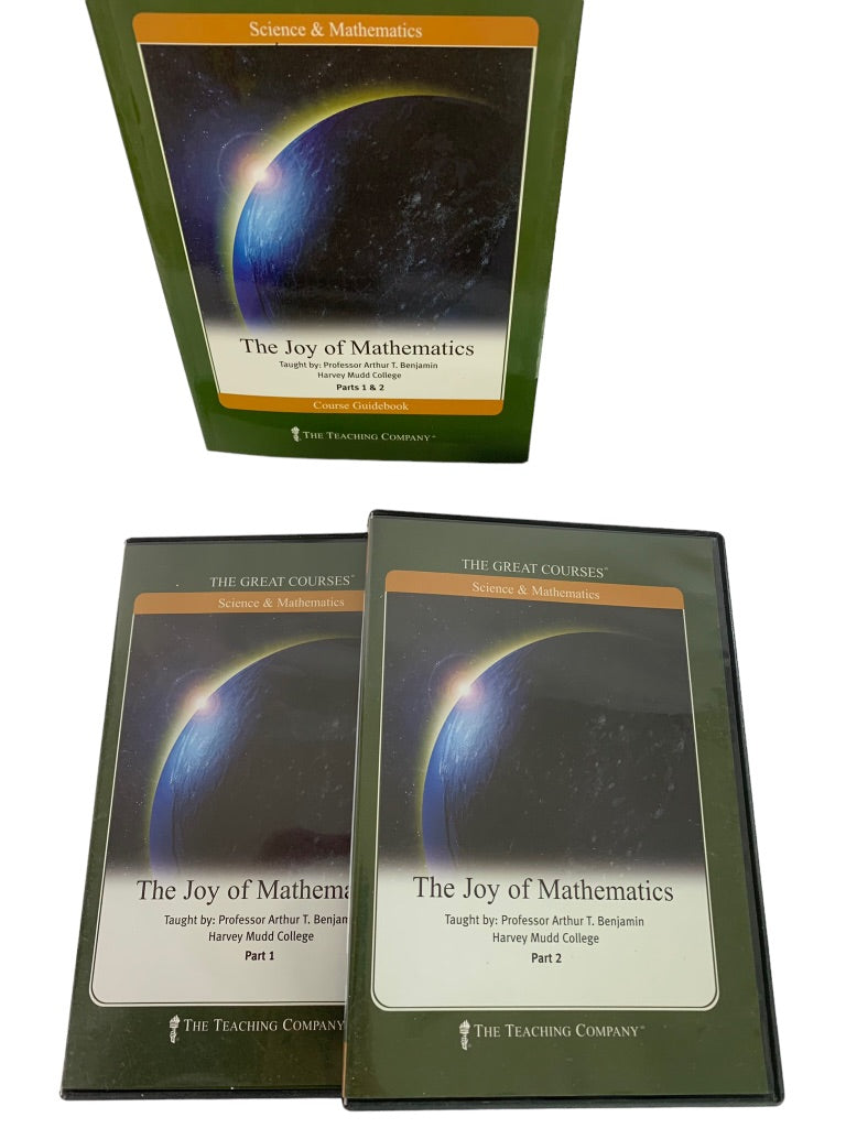 The Great Courses: The Joy of Mathematics DVD Book Set