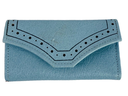 Princess Gardner Blue Key Holder Card Wallet 3.5" x 2" Envelope Style