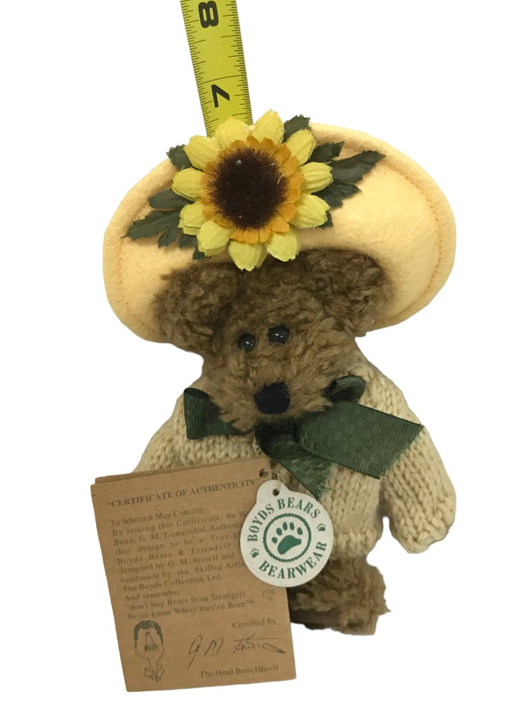 Boyds Bears & Friends 6" Teddy Bear Flora Mae . . . Bloom with Joy