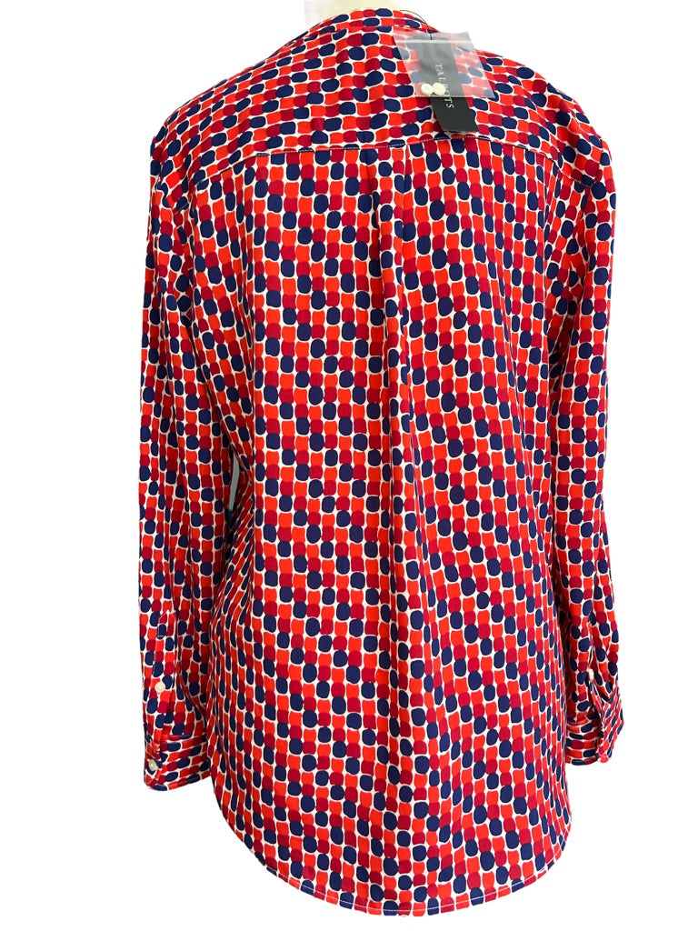 M Petite Talbots NWT Multicolor Tunic Long Sleeve