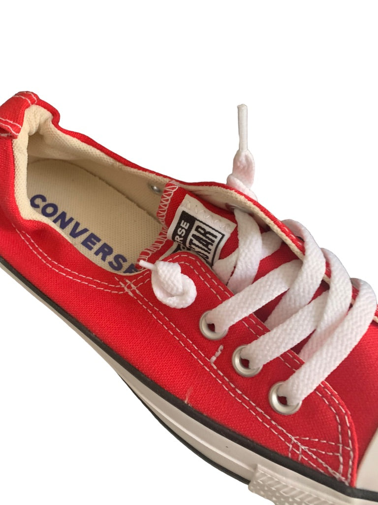 6M Converse All Star Women's Red Shoreline Pull On Sneaker Style 53708F