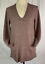 Medium J.Crew Women's Mauve V-Neck Alpaca Wool Blend Tunic Sweater with Pockets