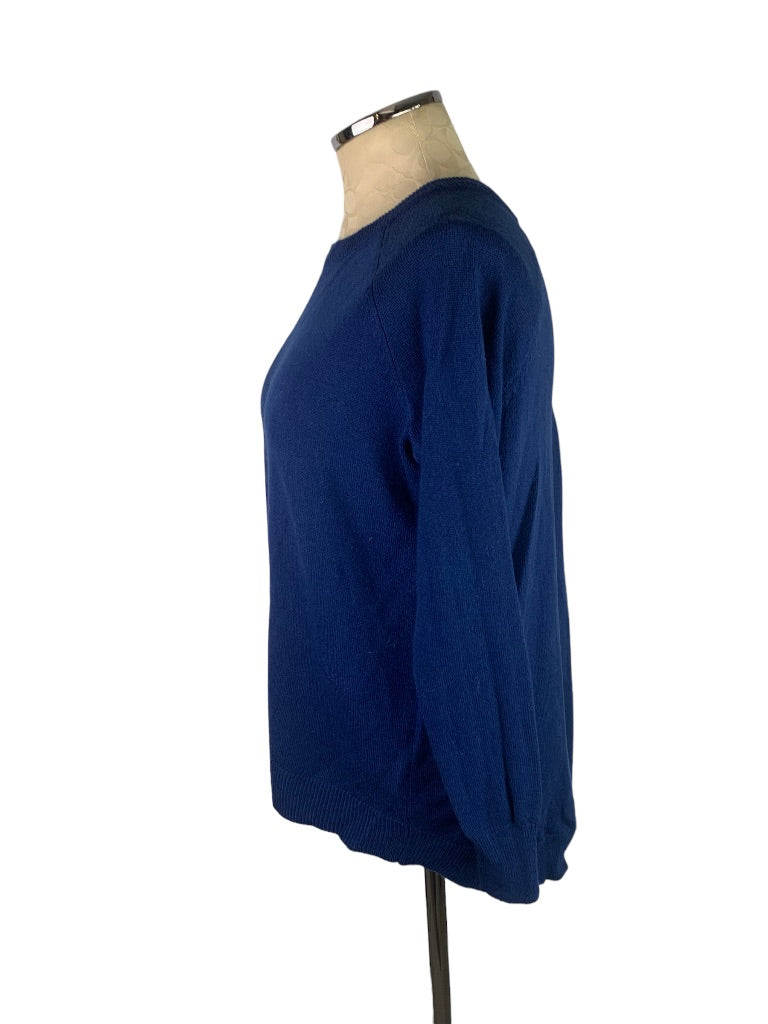 XS Apt.9 Women's Blue Pullover Sweater High Low Hem Soft