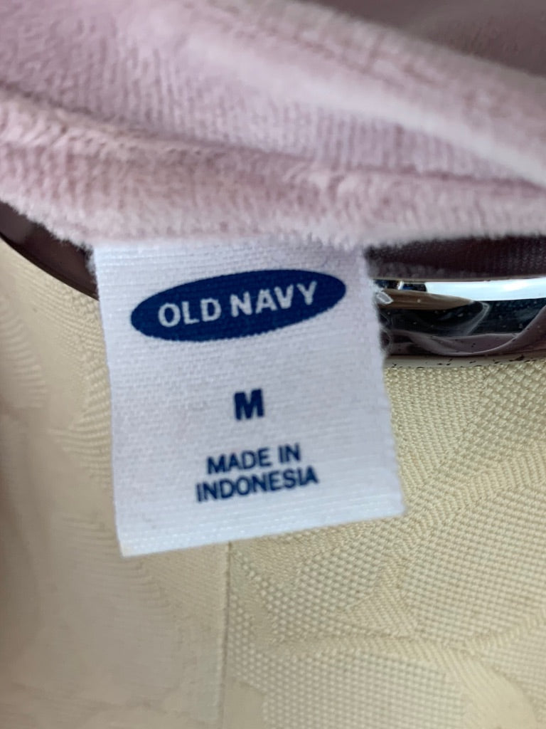 Medium Old Navy Women's Orchid Velour Pullover Puff Sleeve Top Shirt