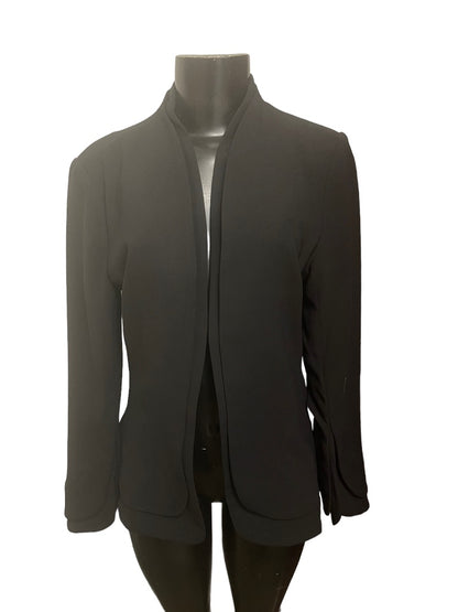 Medium Fate Lined Womens Blazer Black Open Jacket