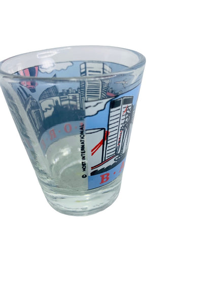 Baltimore Harbor Souvenir Shot Glass Maryland Barware