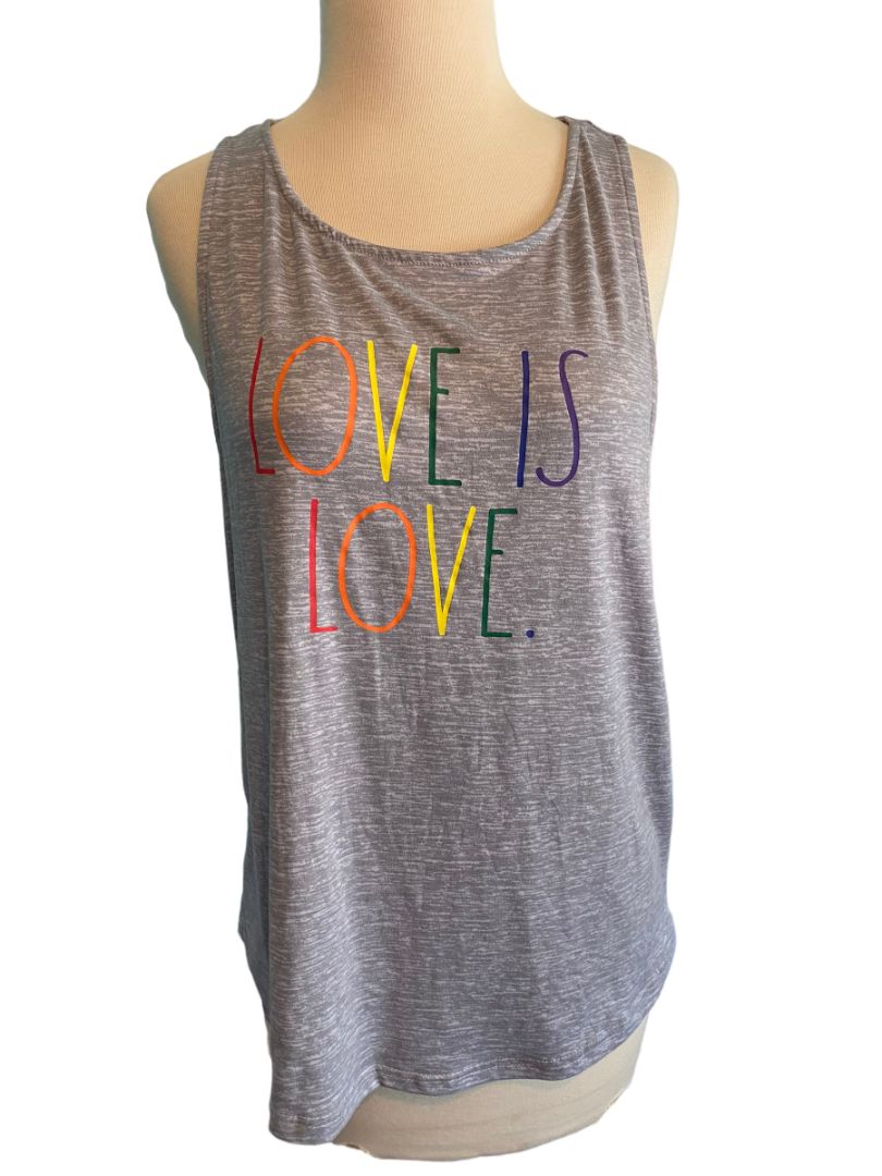 NWT Rae Dunn "Love is Love" Pride Tank Top