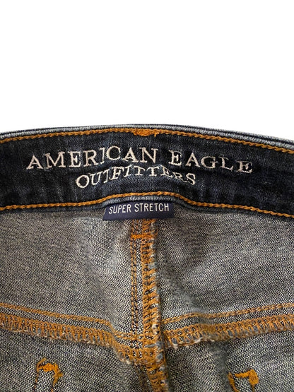 8 American Eagle AEO Women's Super Stretch Hi-Rise Jegging Distressed