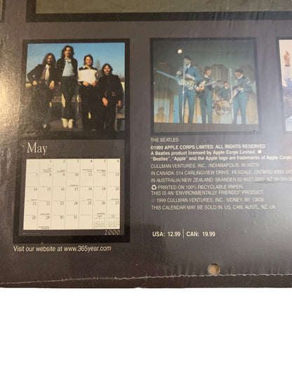 The Beatles Sealed Calendar Millennium 2000 Edition 16 Month Apple Corp.