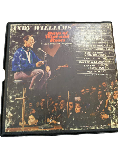 Andy Williams Days of Wine and Roses 4 Track 7 1/2 IPS Stereo Reel To Reel Tape