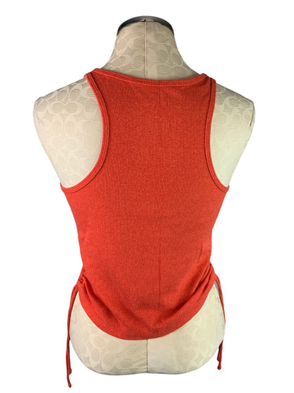 Large So Coral Junior Women's Ribbed Tank Tie Sides