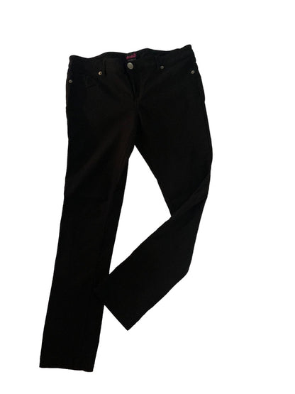 Large Flirtatious Junior Women's Black Skinny Pants 26" Inseam