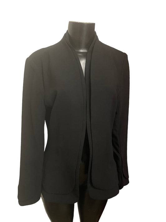 Medium Fate Lined Womens Blazer Black Open Jacket