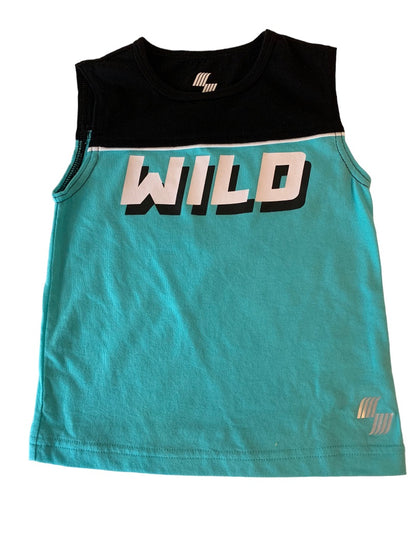 2T Place Sport Girl's New 2 Piece "Wild" Tank Top and Short Set