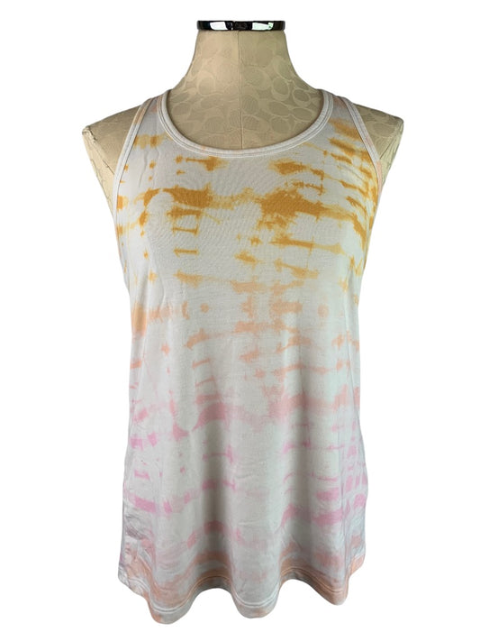 Medium Old Navy Active Women's Racerback Tank Top Tie Dye Design