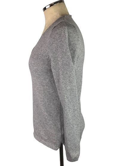 Small Old Navy Women's Gray Pullover Sweater V-Neck Cotton Blend