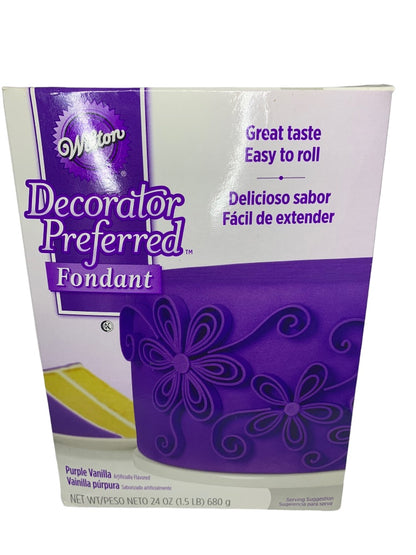 Wilton Decorator Preferred Purple Fondant 24 oz. Fondant Icing