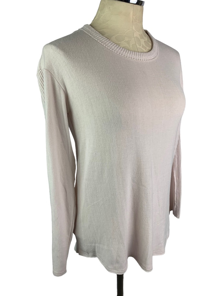 XS Tahari Women's Blush Pink Pullover Sweater Soft Lightweight