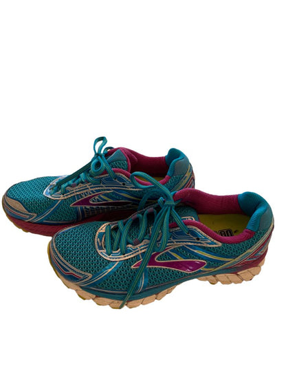 8.5B Brooks Womens Adrenaline GTS 15 1201741B498 Blue Running Shoes Sneakers Size