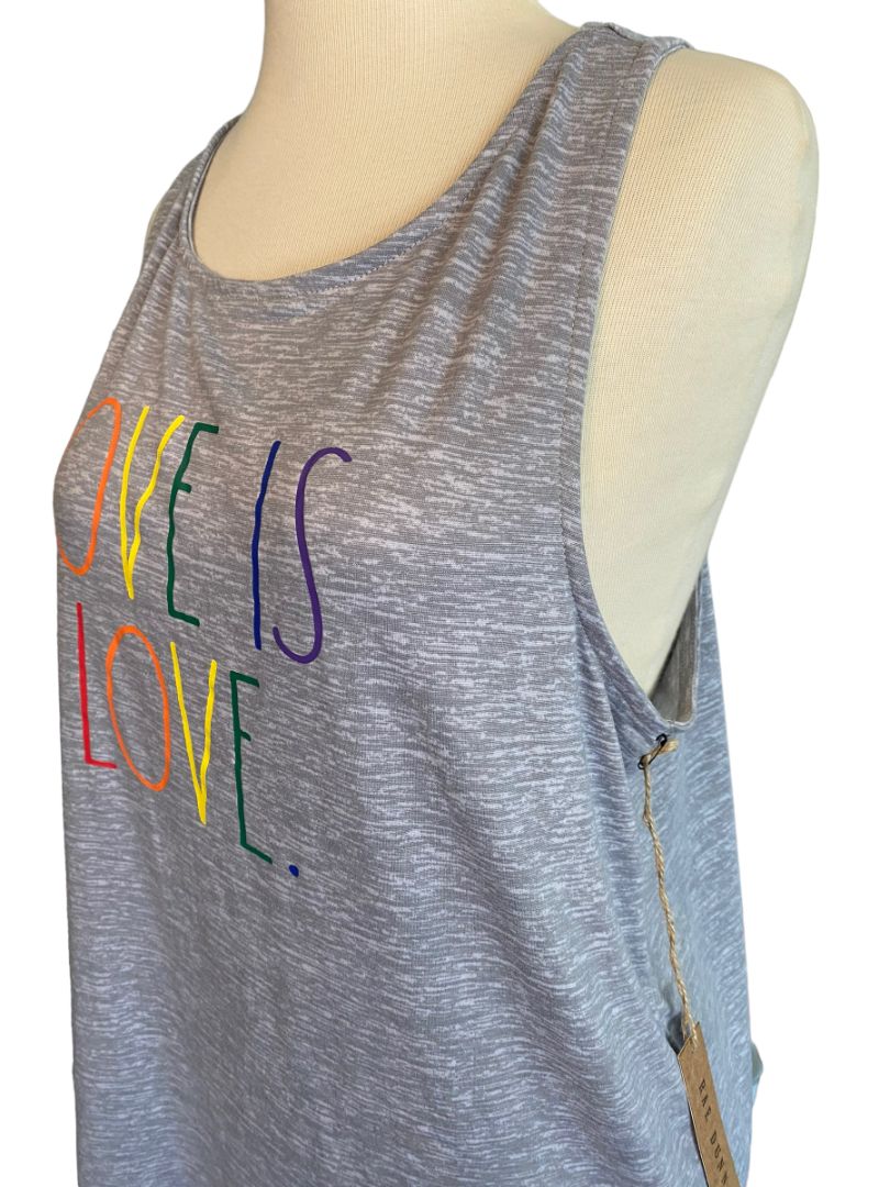 NWT Rae Dunn "Love is Love" Pride Tank Top