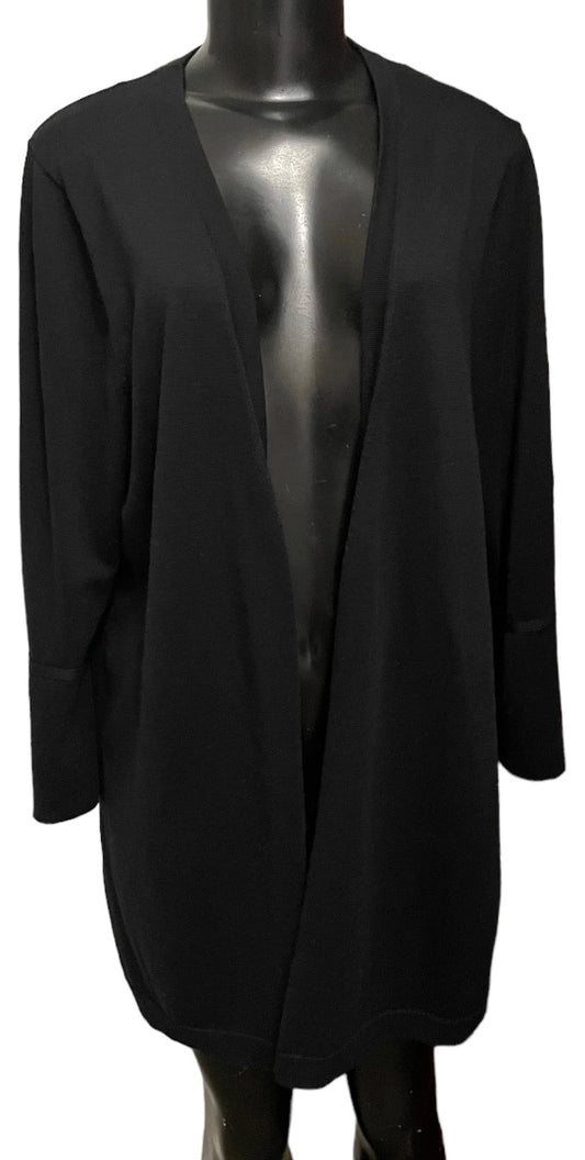 1X Talbots Woman Cardigan Sweater Bell Sleeve Lightweight Open Sweater