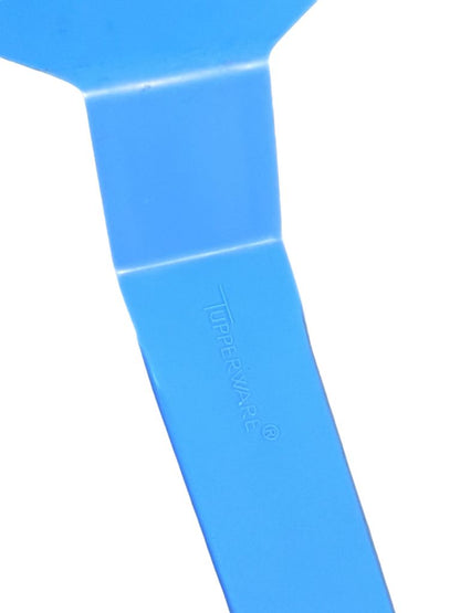 Vintage Tupperware Blue Pastry Server Pie Cake Wedge Cutter