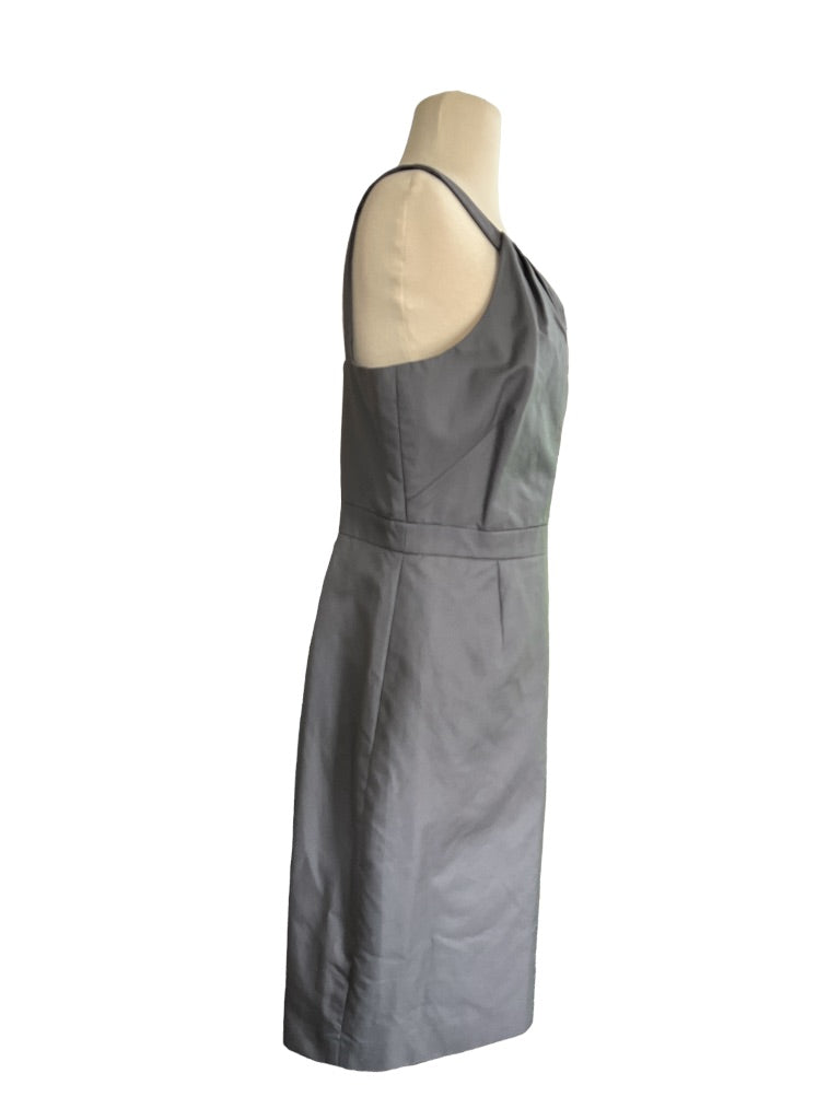 12 J. Crew Gray Cotton Twill Sleeveless Lined Dress NWT 65251