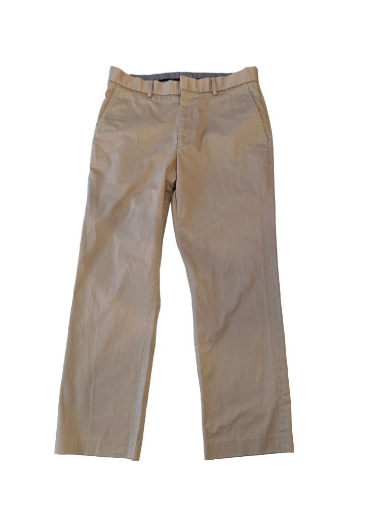 34 x 32 Gap Straight Fit Men's Tan Dress Pant Cotton Blend