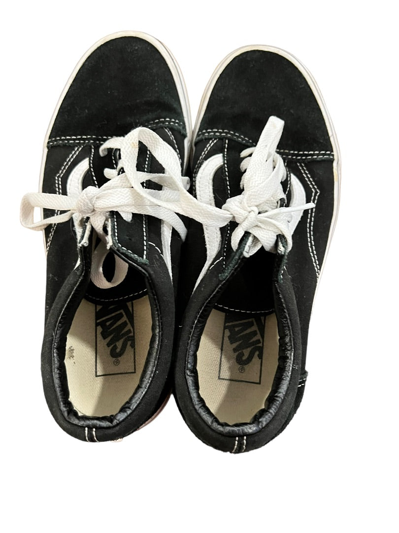 7.5 Women Vans Old Skool Skate Shoes Sneakers Black Suede Men 6