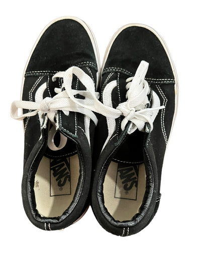 7.5 Women Vans Old Skool Skate Shoes Sneakers Black Suede Men 6