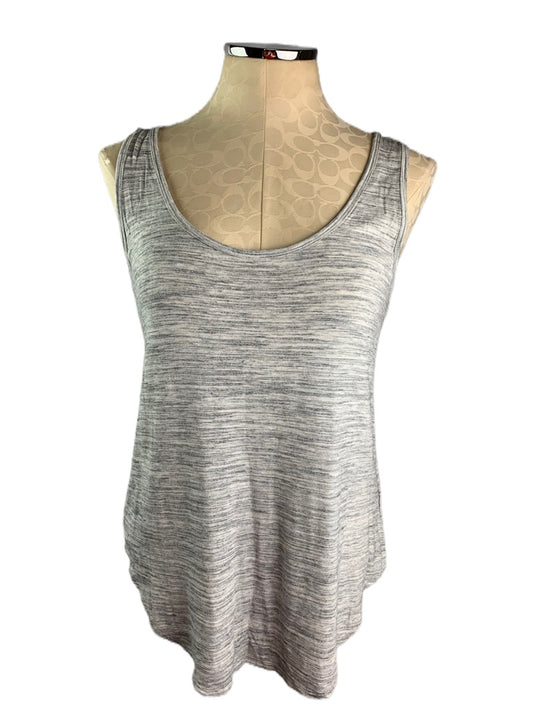 Small Old Navy Women's Heathered Gray Tank Top Loose Fit Lightweight