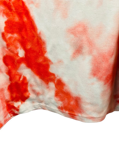 Medium Women's Poppy Tie Dye Jersey Knit Henley Pullover Women's