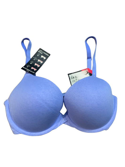 34D Lily of France Personalized Push Up Bra New Periwinkle Padded Underwire
