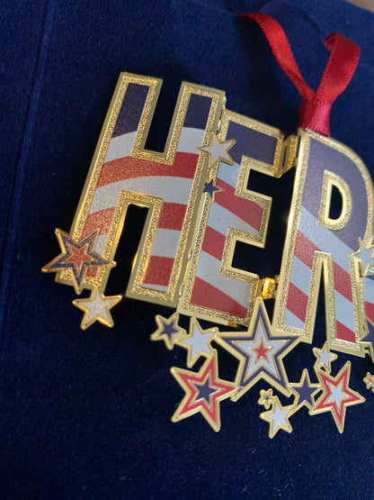 Beacon Hero Ornament New USA Made 3.5 x 2.5" Christmas