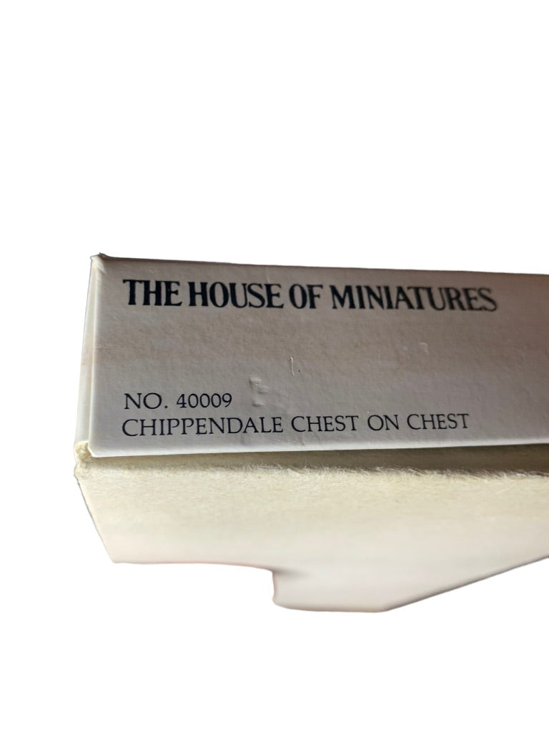 Vintage The House of Miniatures Chippendale Chest on Chest Kit No. 40009