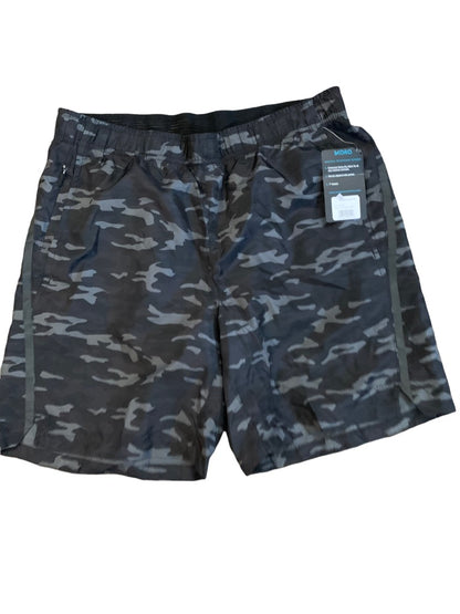 Large Skora Black and Camo Quick Dry Women's Running Shorts New Reflective