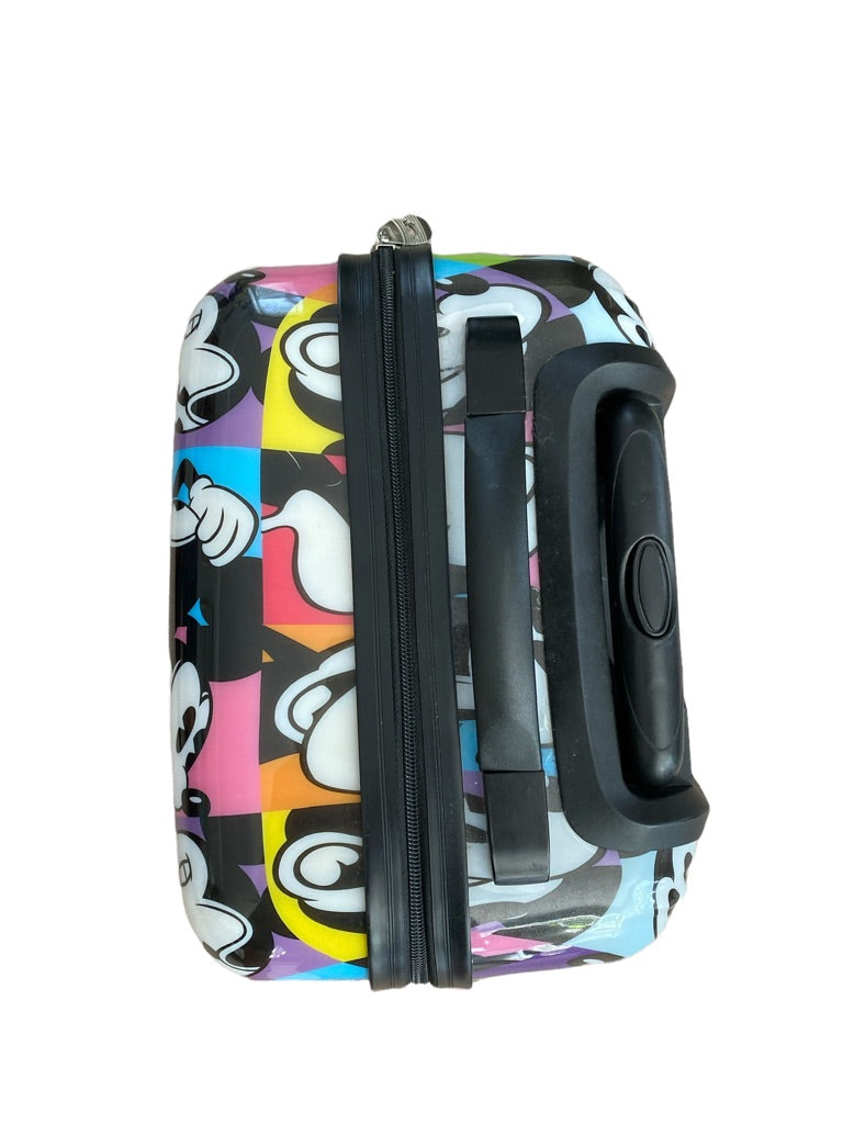 Disney Mickey Mouse Hard Case Rolling 360 Luggage Pop Art 19"