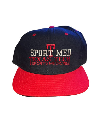 Vintage Texas Tech Sports Medicine New Era SnapBack Hat Cap USA