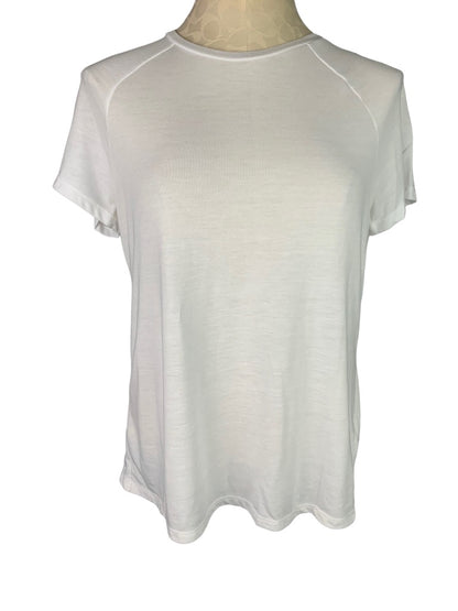 Medium J.Crew Factory Women's White Petal Back Tshirt AW610