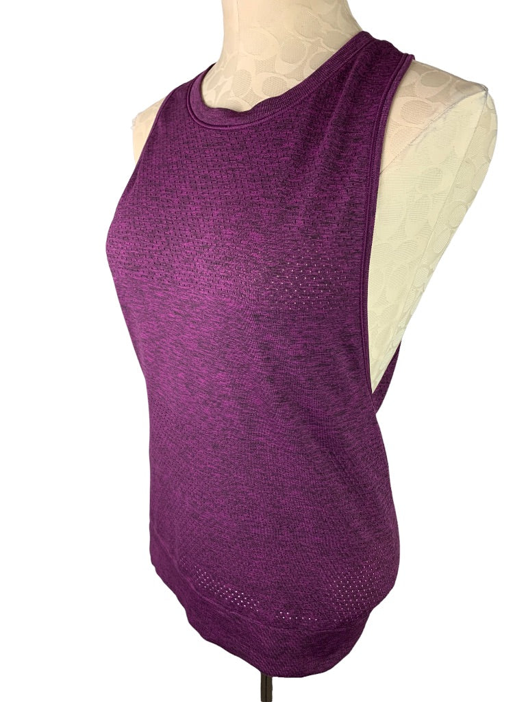 4 Lululemon Purple Women's Breeze By Perforated Muscle Tank Shirt Sleeveless