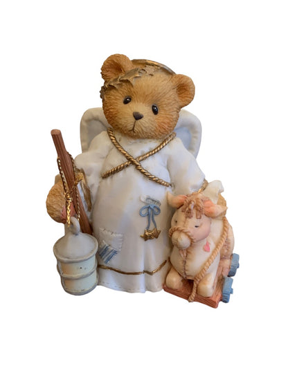 Cherished Teddies 141267 "An Angel to Watch Over You" Camel Pull Toy Figurine