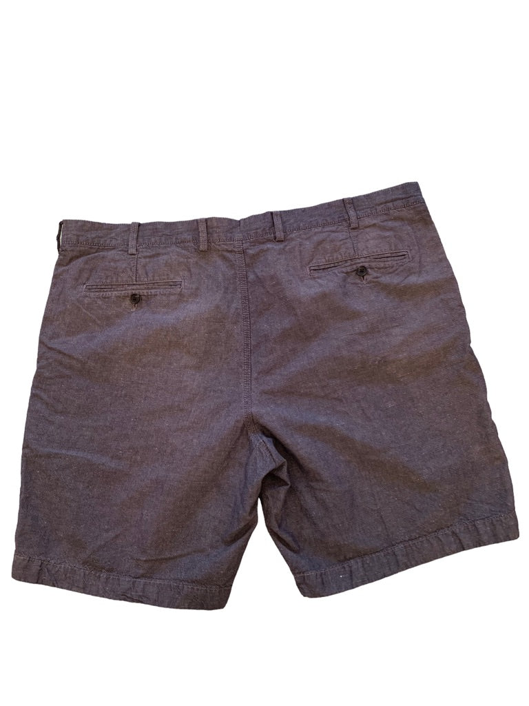 40W Nordstrom Men's Shop Blue Gray Chino Shorts Denim Look