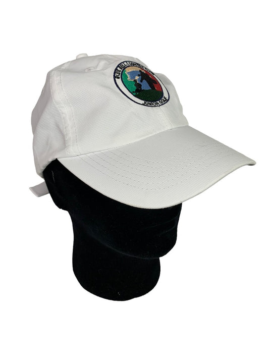 Small Fit Adult Imperial Golf Hat White "Blue Bell Country Club Junior Golf"