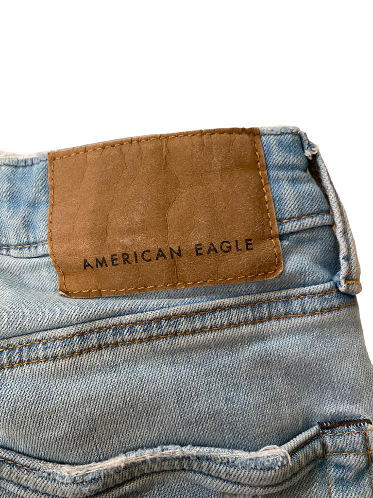 28 x 28 American Eagle Cozy Airflex+ Women's Distressed Skinny Jeans